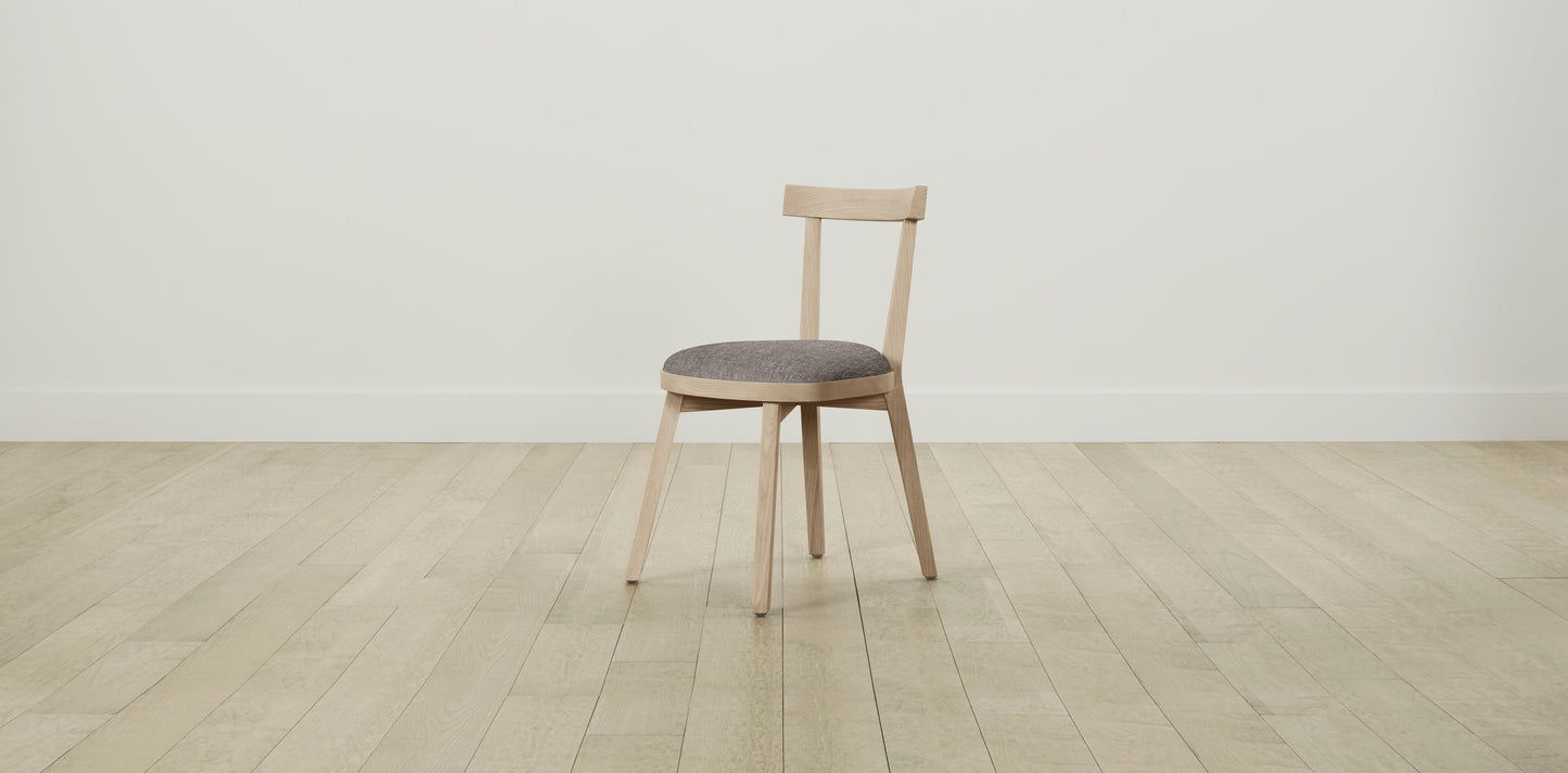 The Allen - Belgian Linen Carob Dining Chair
