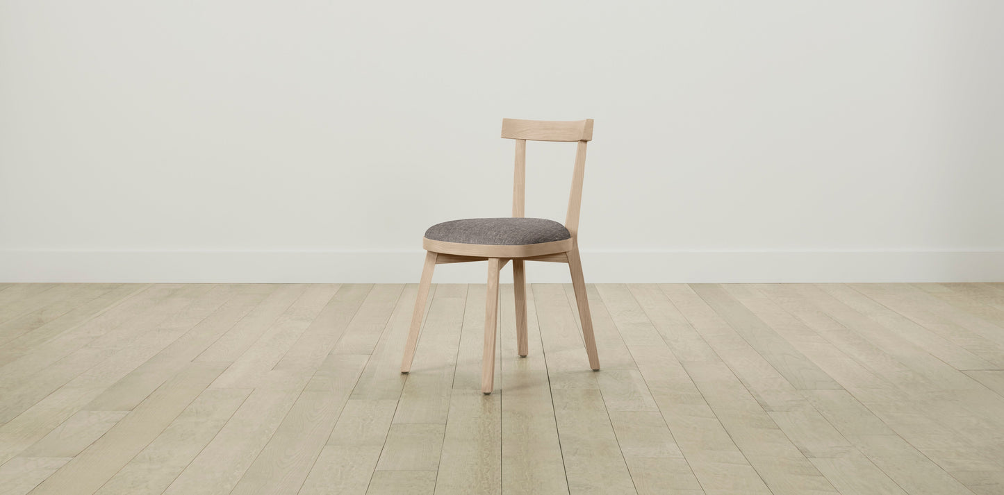The Allen - Belgian Linen Carob Dining Chair