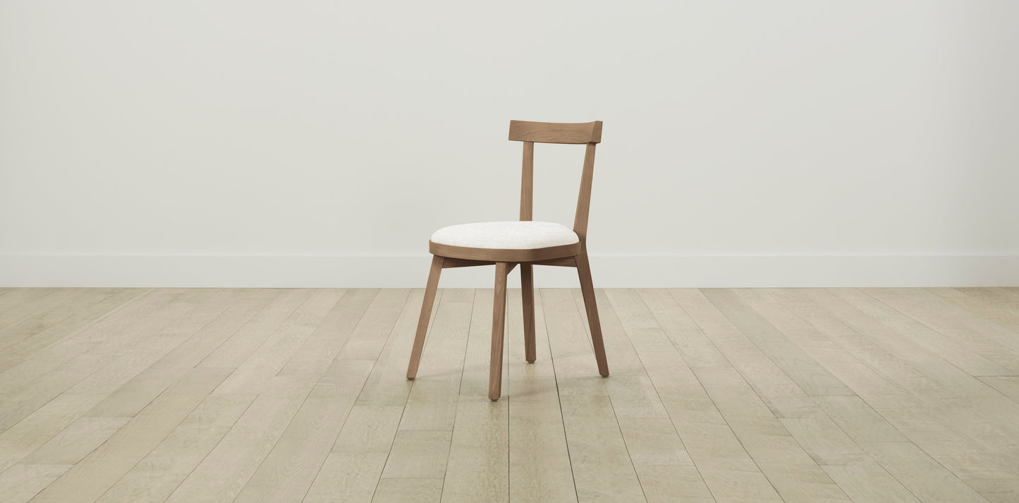 The Allen - Performance Chenille Alabaster Dining Chair