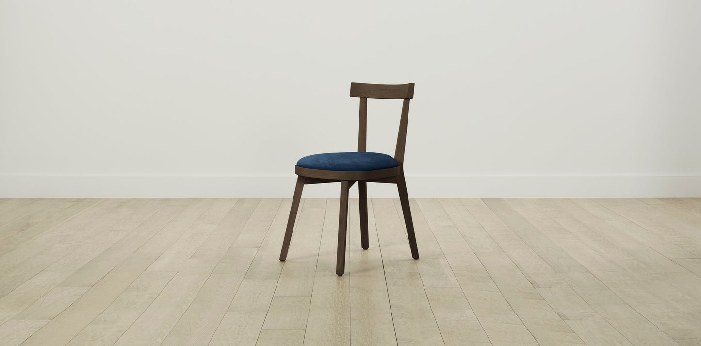 The Allen - Performance Velvet Sapphire Dining Chair