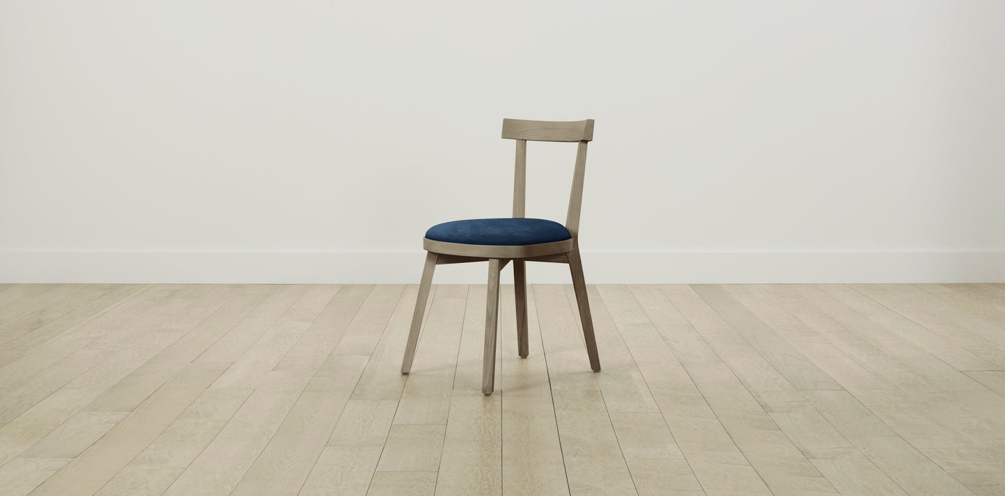 The Allen - Performance Velvet Sapphire Dining Chair