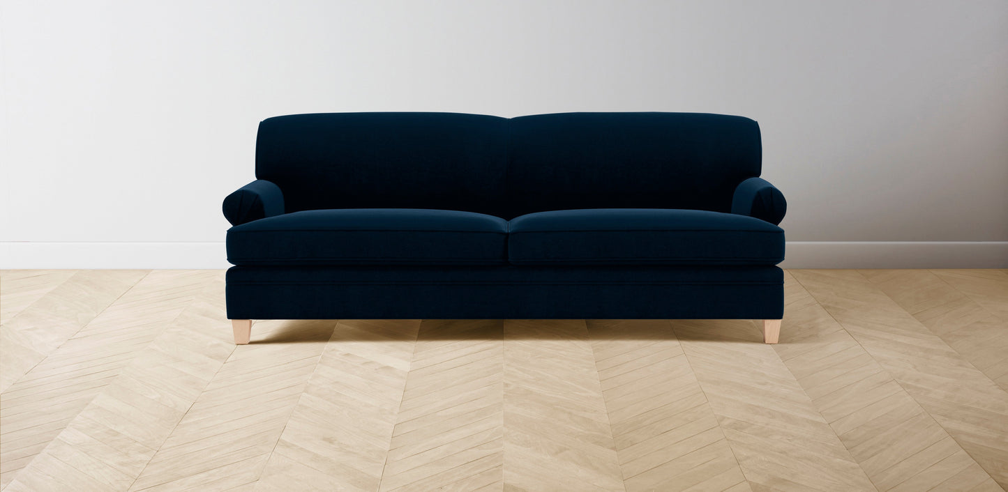 The Carmine - Mohair Admiral Sofa
