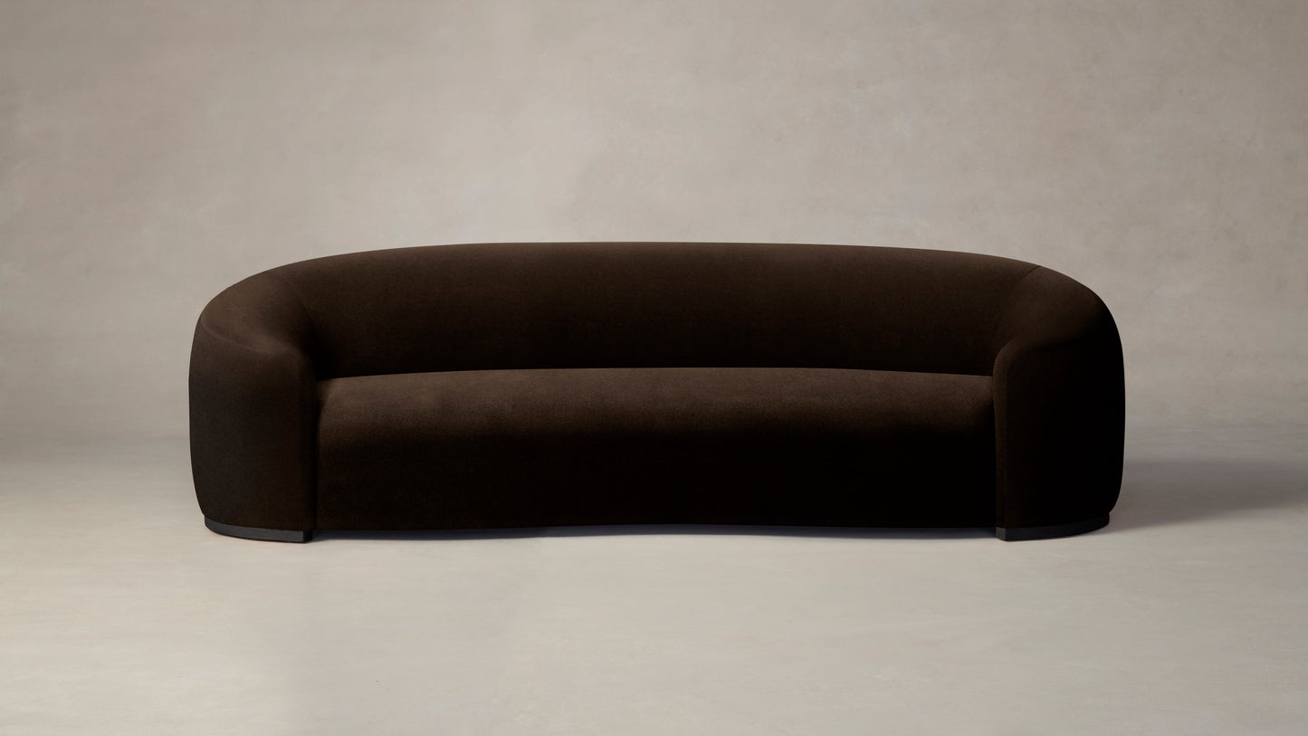 The Chelsea - Mohair Chocolate Sofa