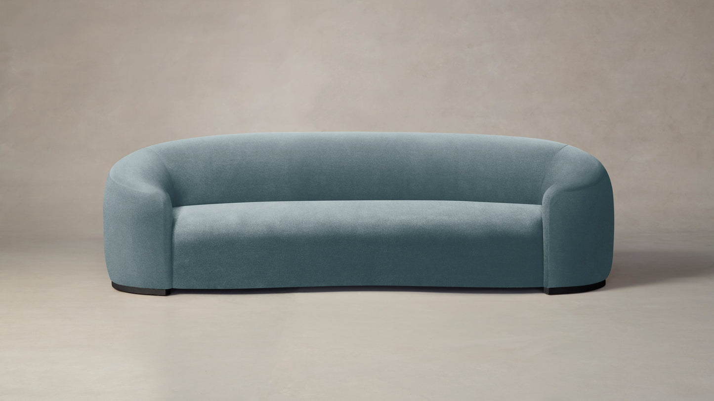 The Chelsea - Mohair Slate Blue Sofa
