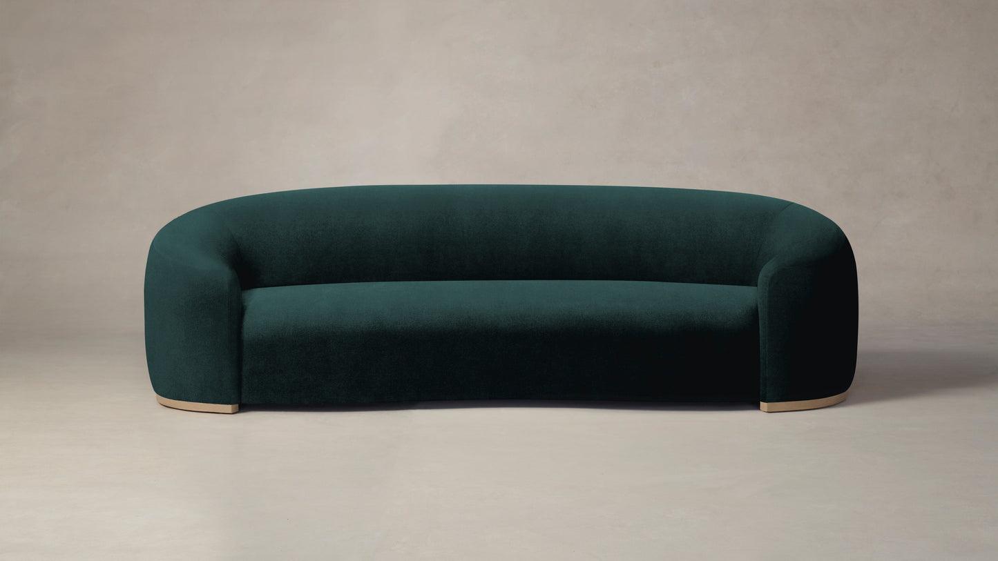The Chelsea - Performance Velvet Emerald Sofa