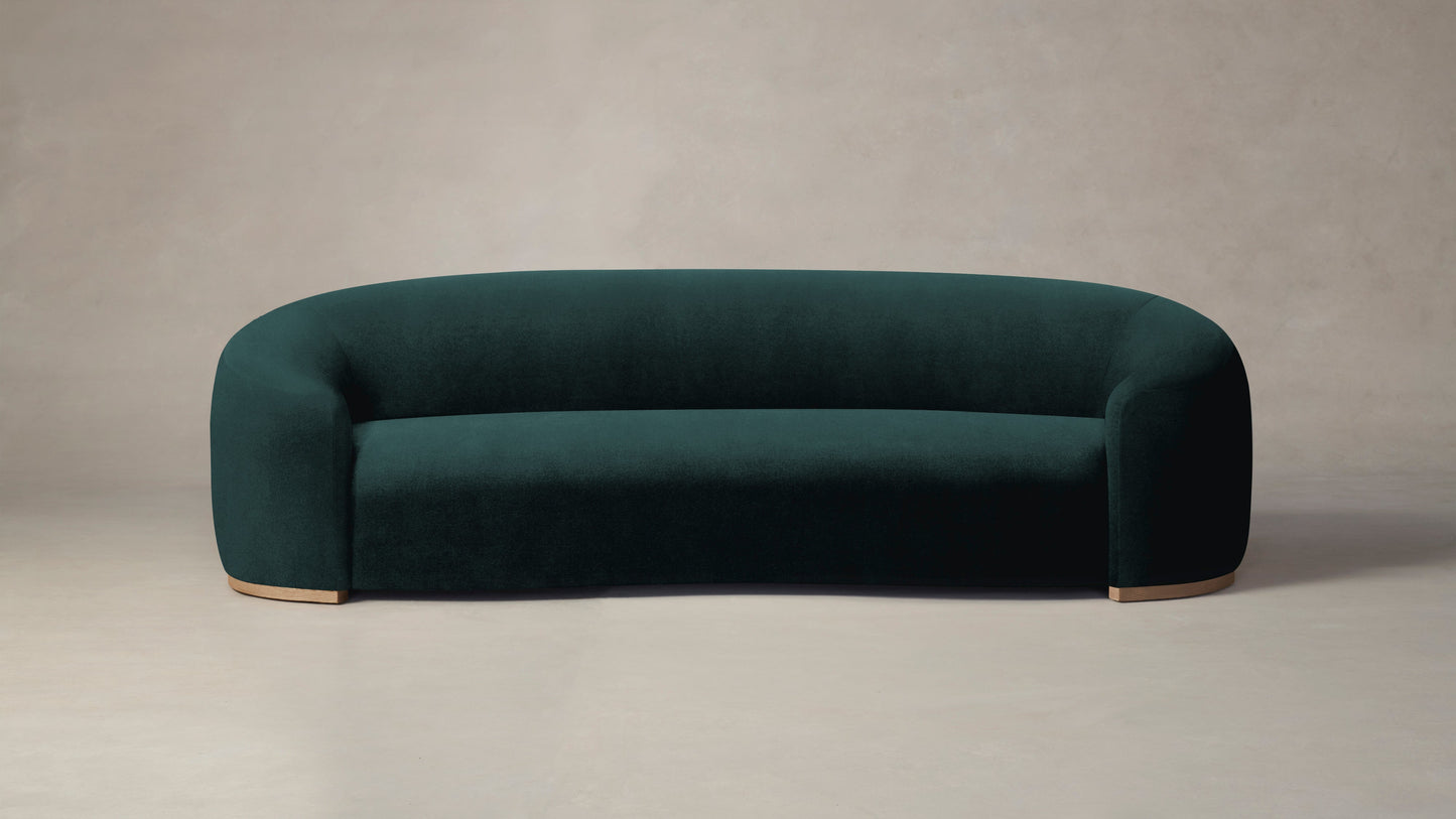 The Chelsea - Performance Velvet Emerald Sofa