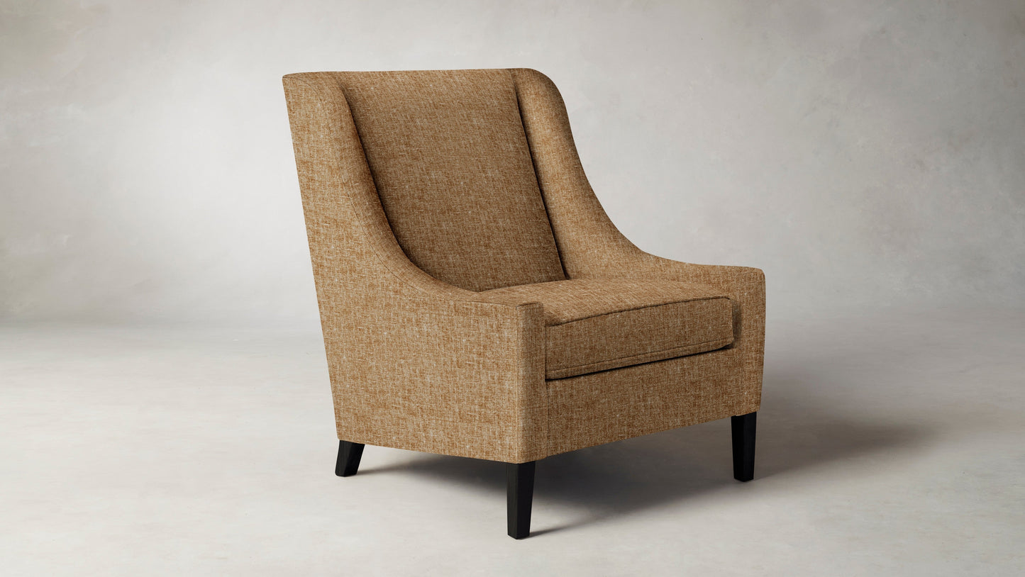 The Chrystie - Belgian Linen Chai Chair