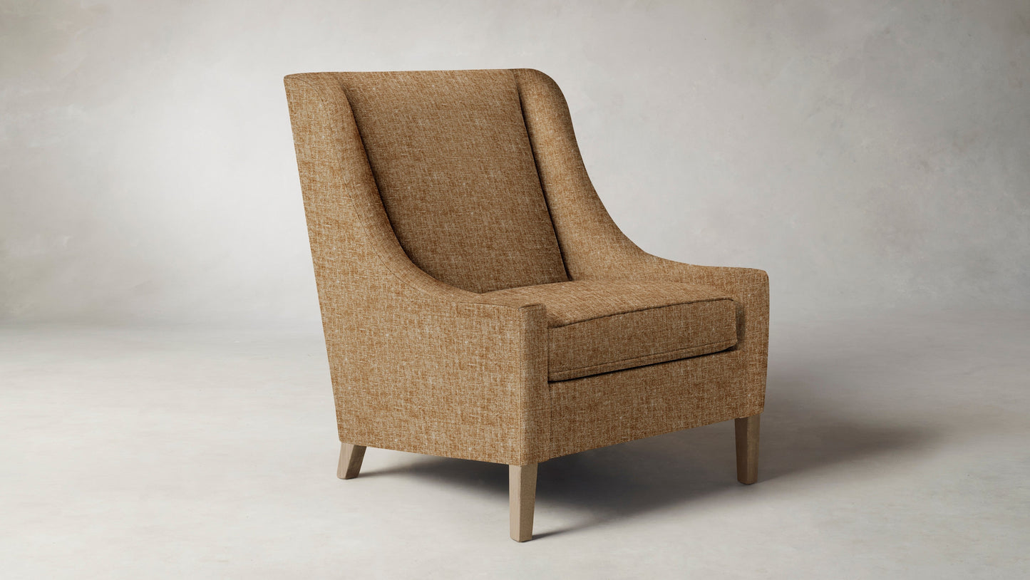 The Chrystie - Belgian Linen Chai Chair