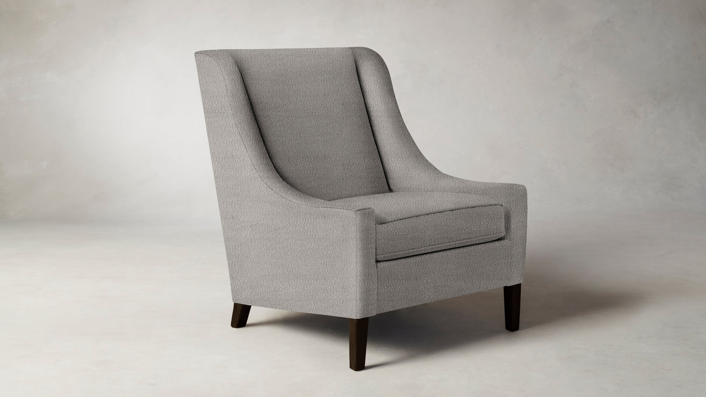 The Chrystie - Italian Bouclé Fossil Chair