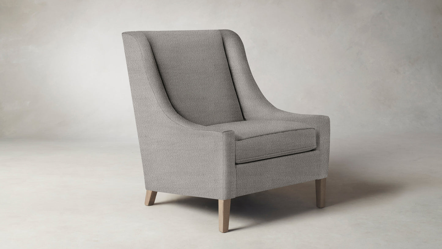 The Chrystie - Italian Bouclé Fossil Chair