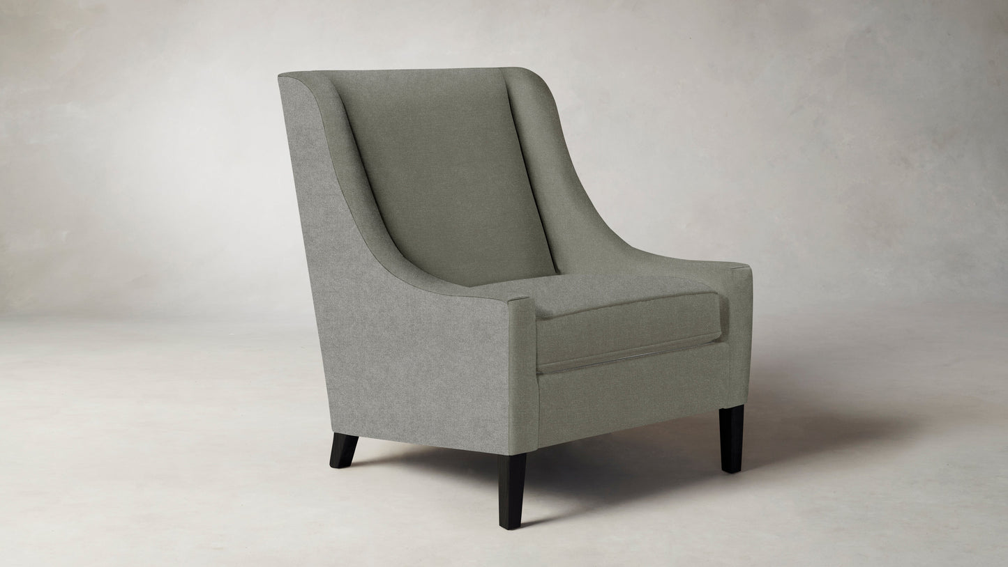The Chrystie - Merino Granite Chair