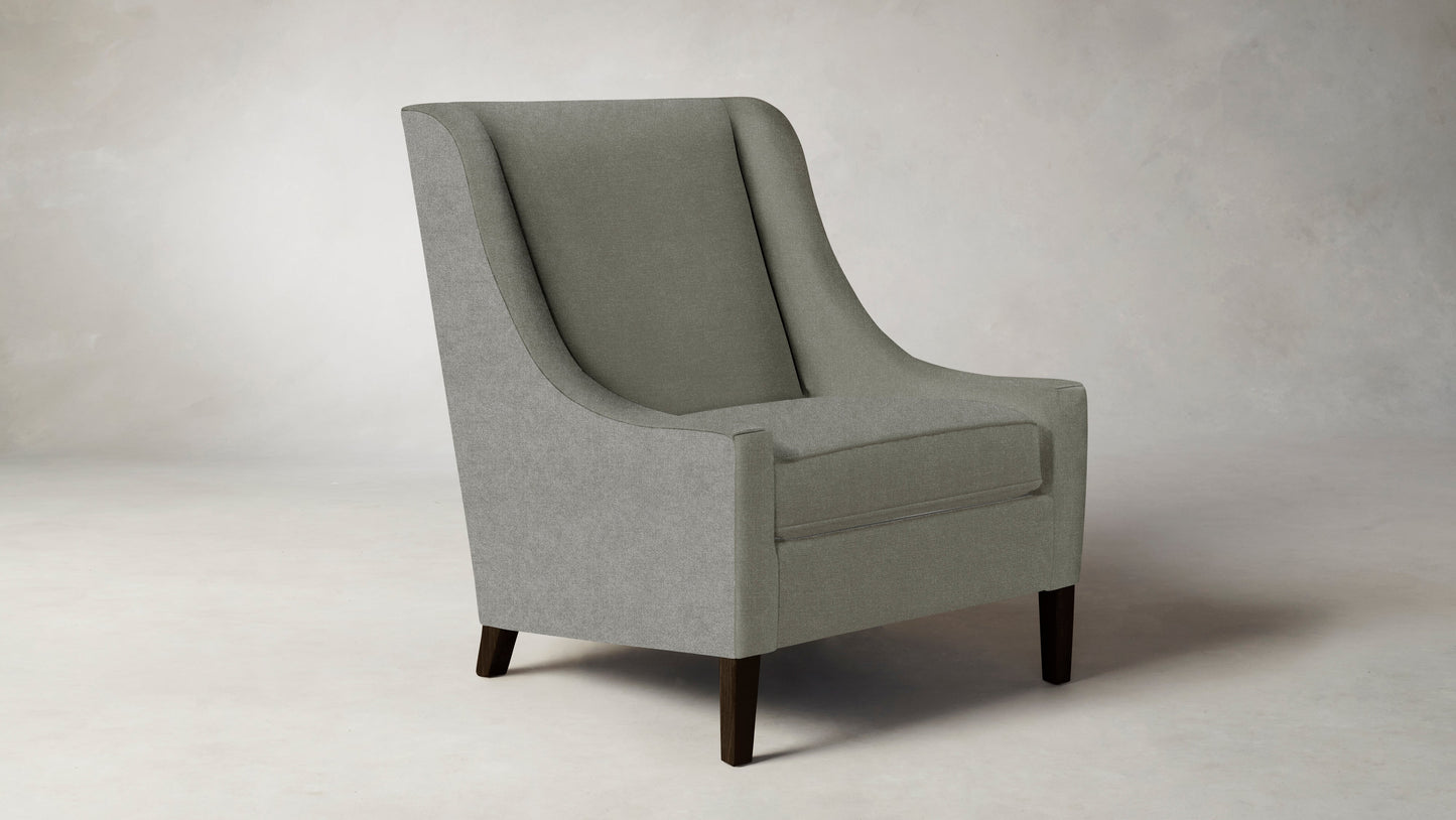 The Chrystie - Merino Granite Chair