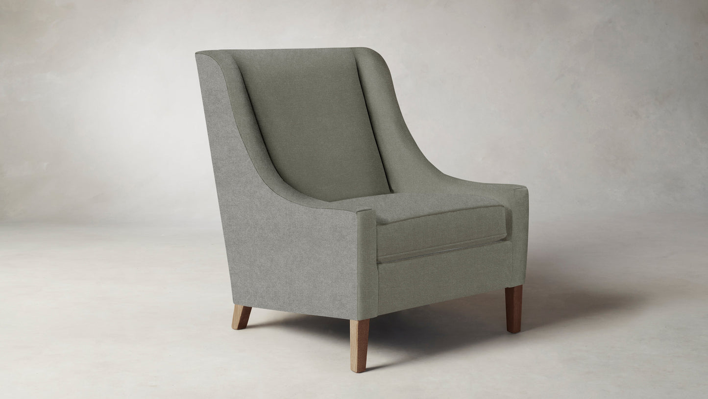 The Chrystie - Merino Granite Chair