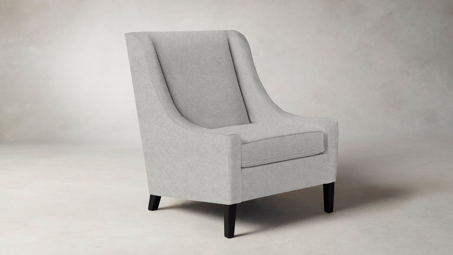 The Chrystie - Merino Heather Grey Chair