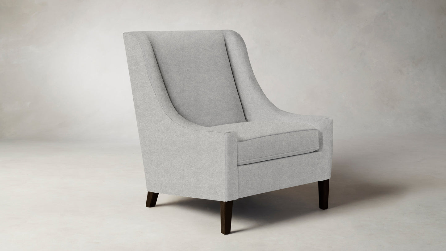 The Chrystie - Merino Heather Grey Chair