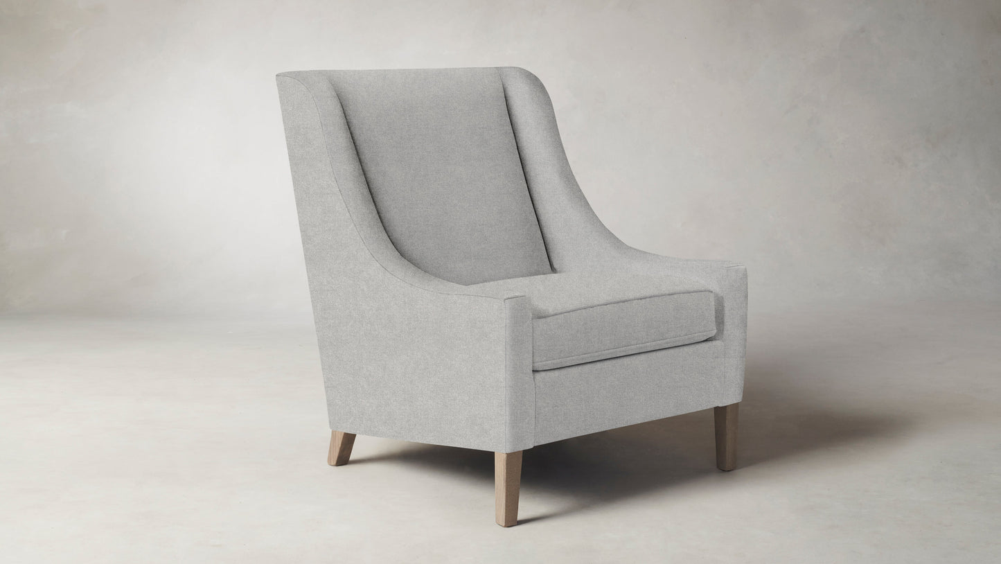 The Chrystie - Merino Heather Grey Chair