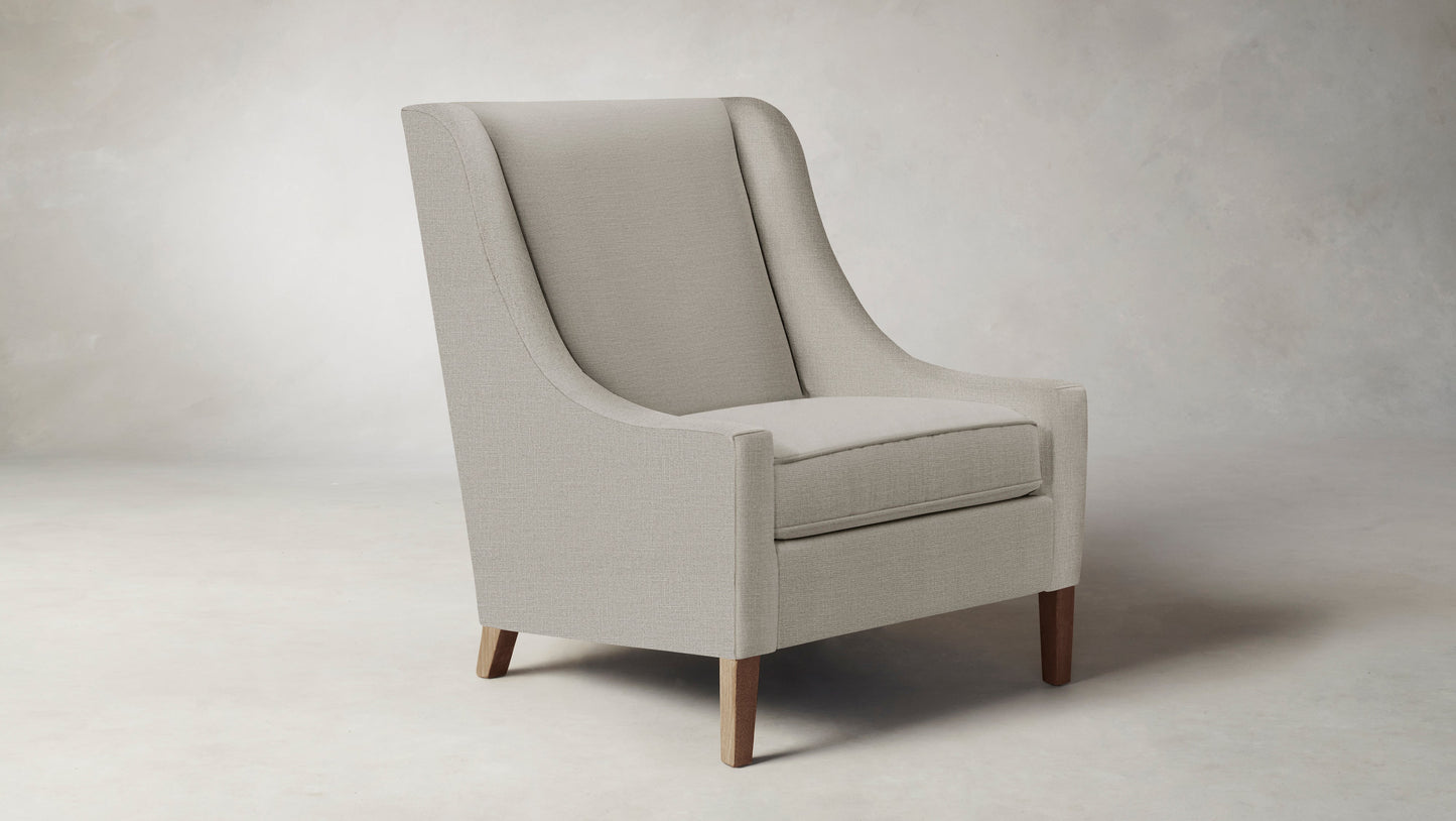 The Chrystie - Performance Textured Linen Flax Chair