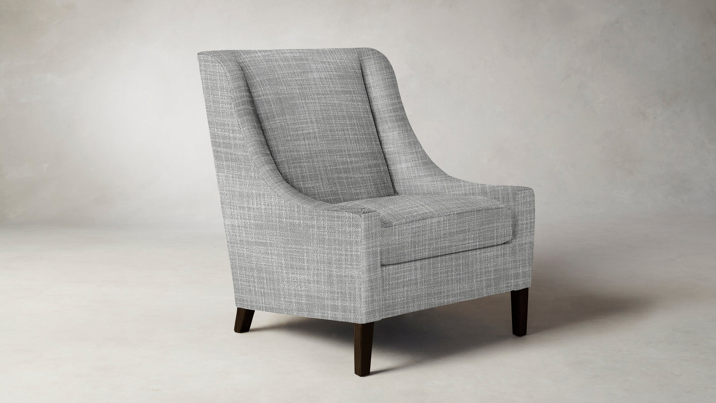 The Chrystie - Performance Textured Tweed Alpine Chair