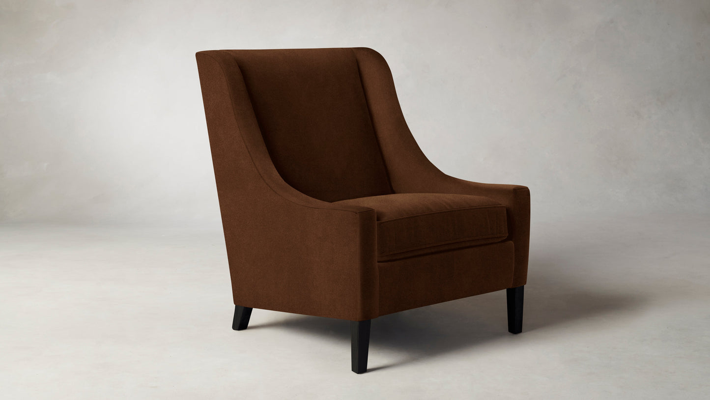 The Chrystie - Performance Velvet Cider Chair