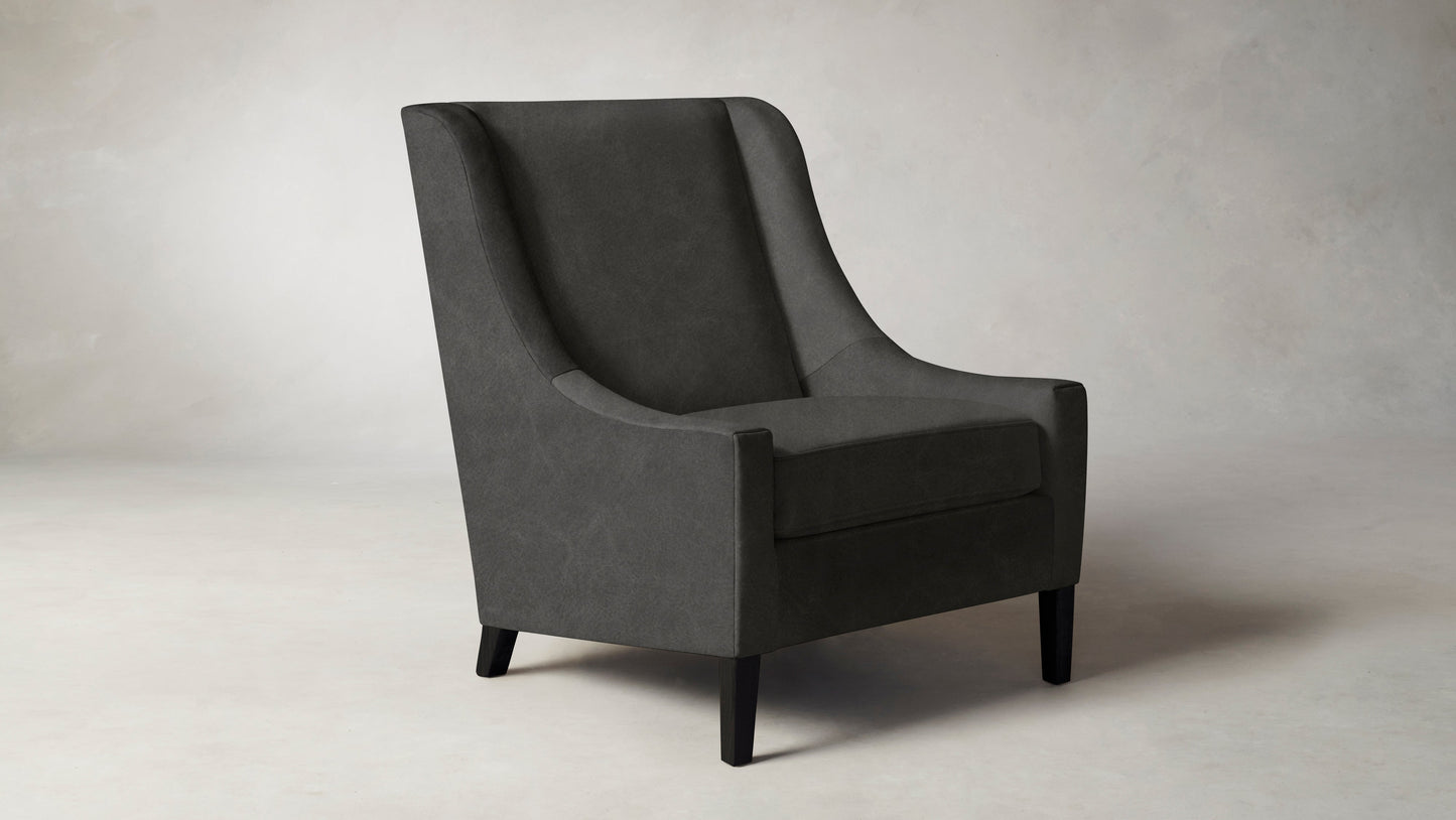 The Chrystie - Tuscan Leather Seal Chair