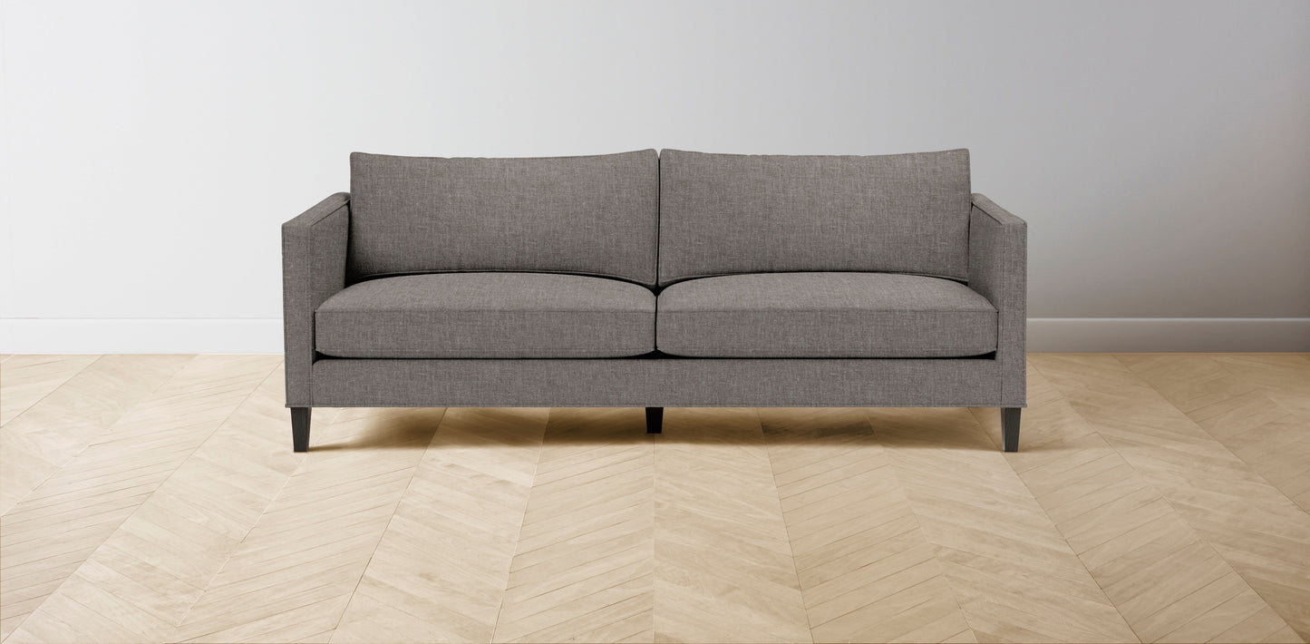 The Crosby - Belgian Linen Agate Sofa