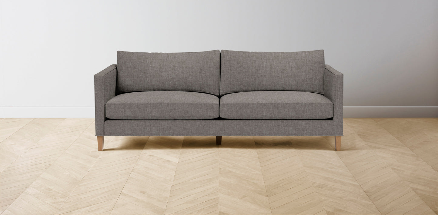 The Crosby - Belgian Linen Agate Sofa