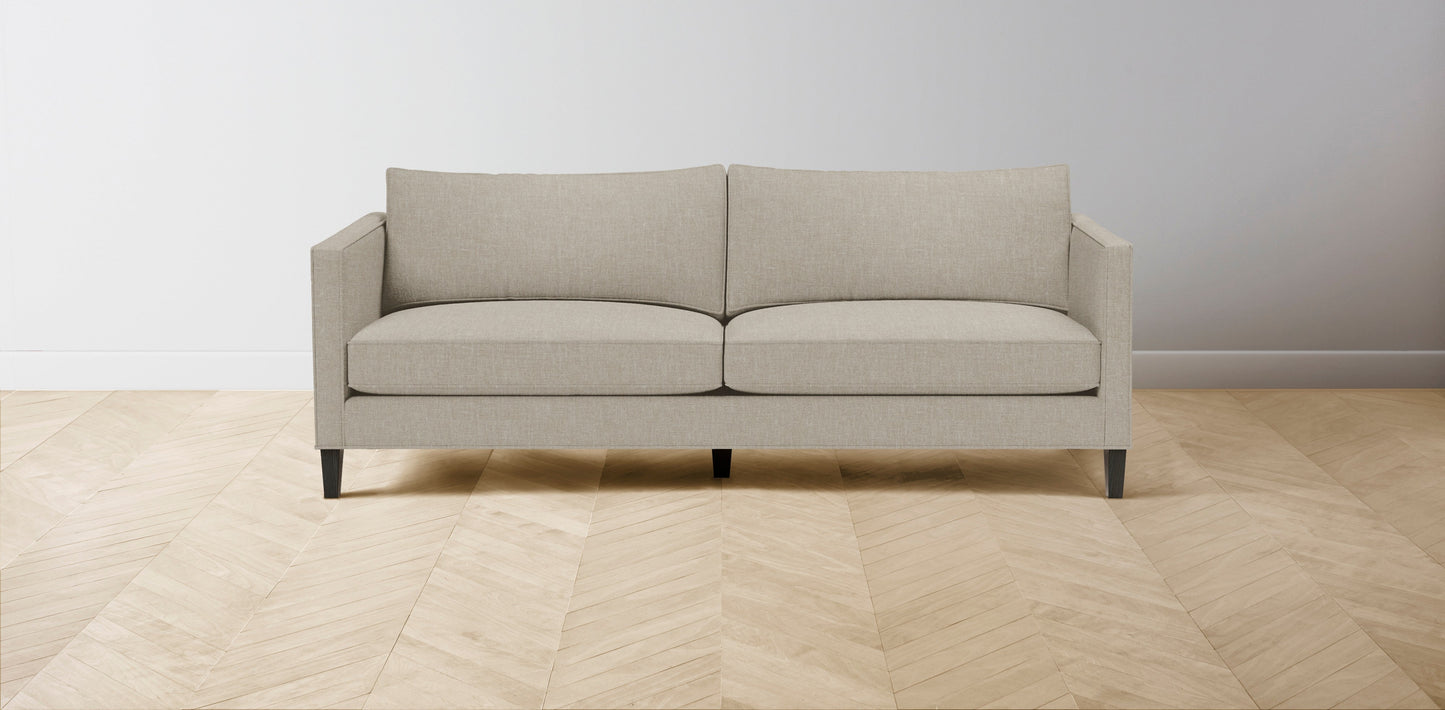 The Crosby - Belgian Linen Alder Sofa