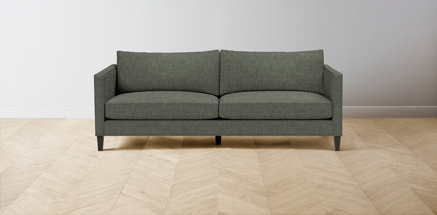The Crosby - Belgian Linen Thyme Sofa