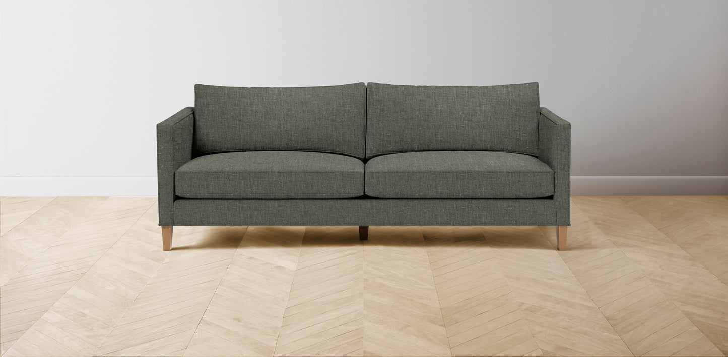 The Crosby - Belgian Linen Thyme Sofa