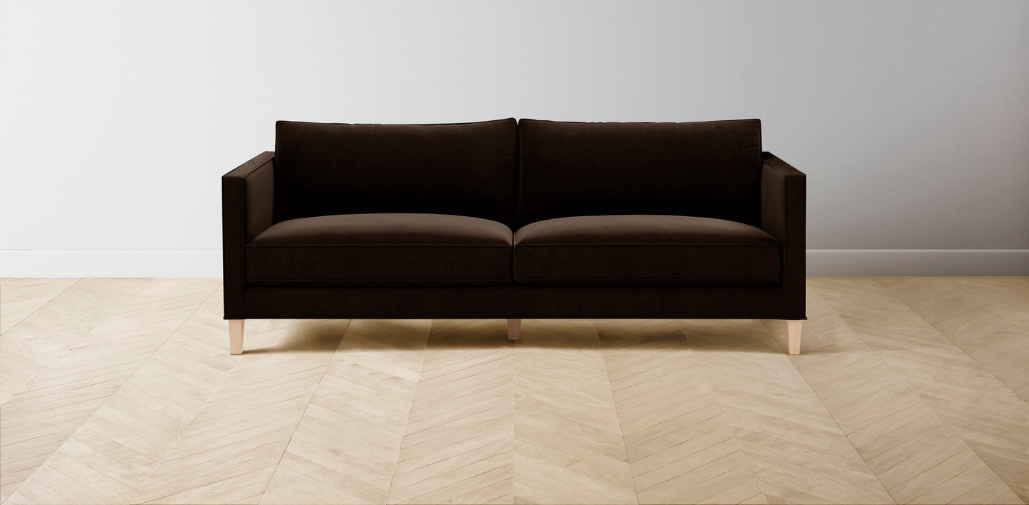 The Crosby - Mohair Chocolate Sofa