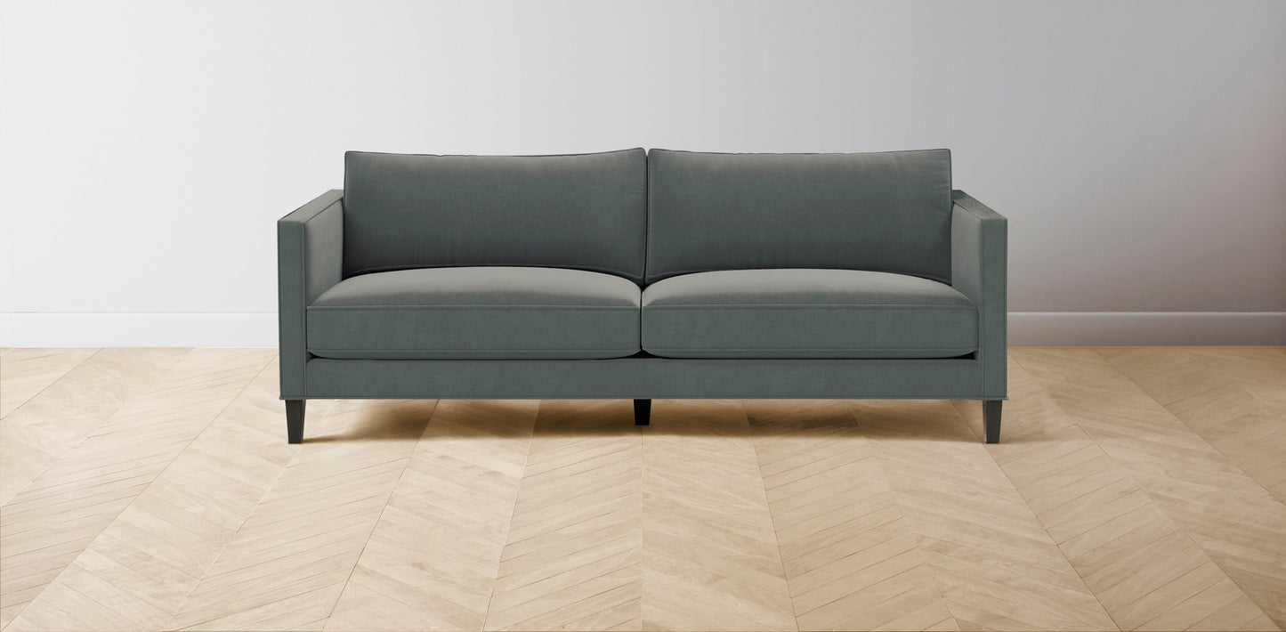 The Crosby - Mohair Fog Sofa
