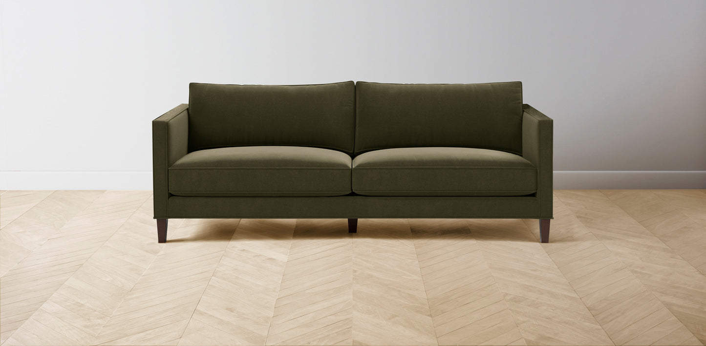 The Crosby - Mohair Moss Sofa