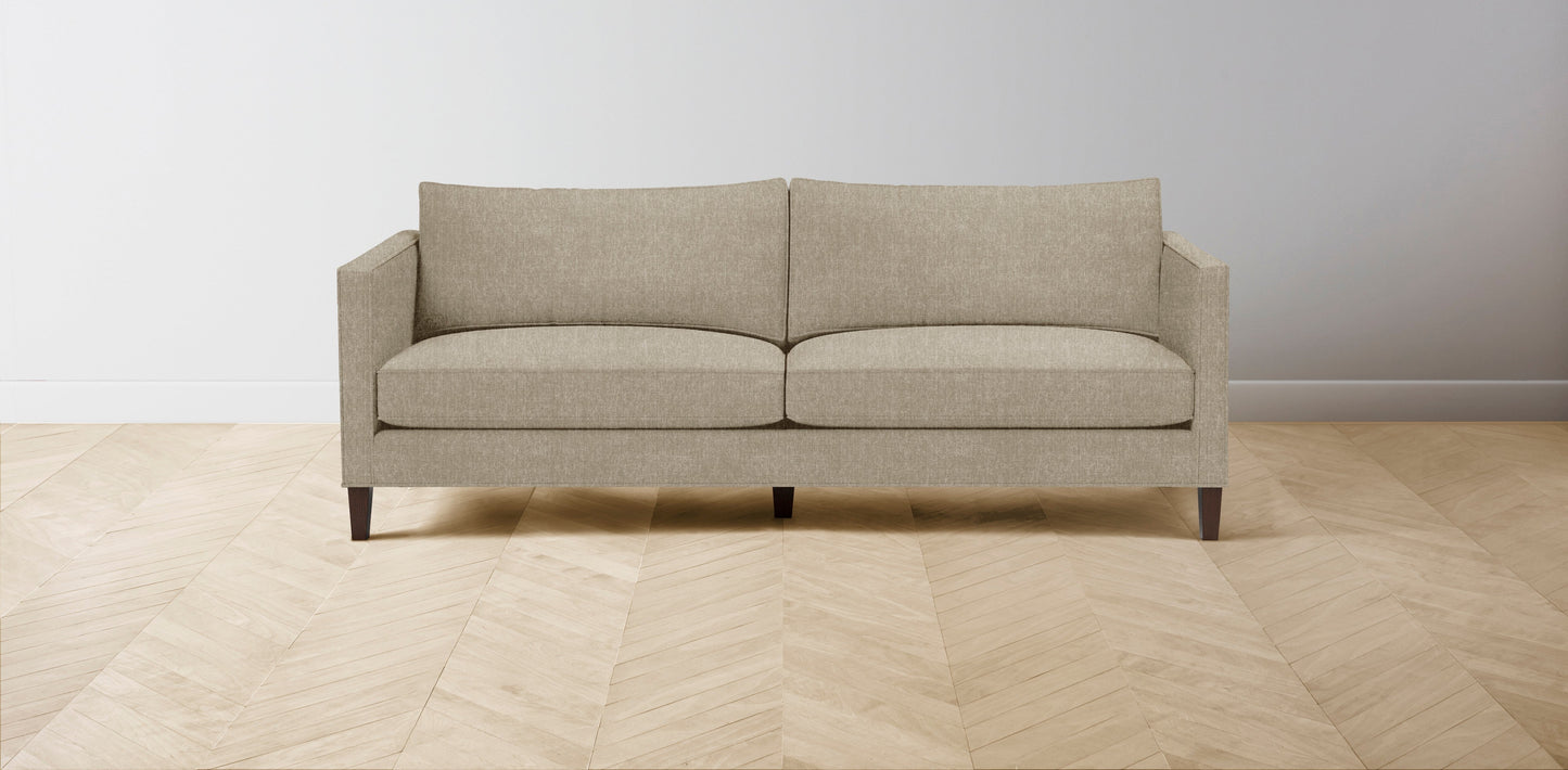 The Crosby - Performance Stonewashed Linen Clamshell Sofa