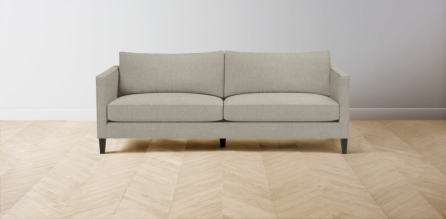 The Crosby - Performance Stonewashed Linen Dew Sofa