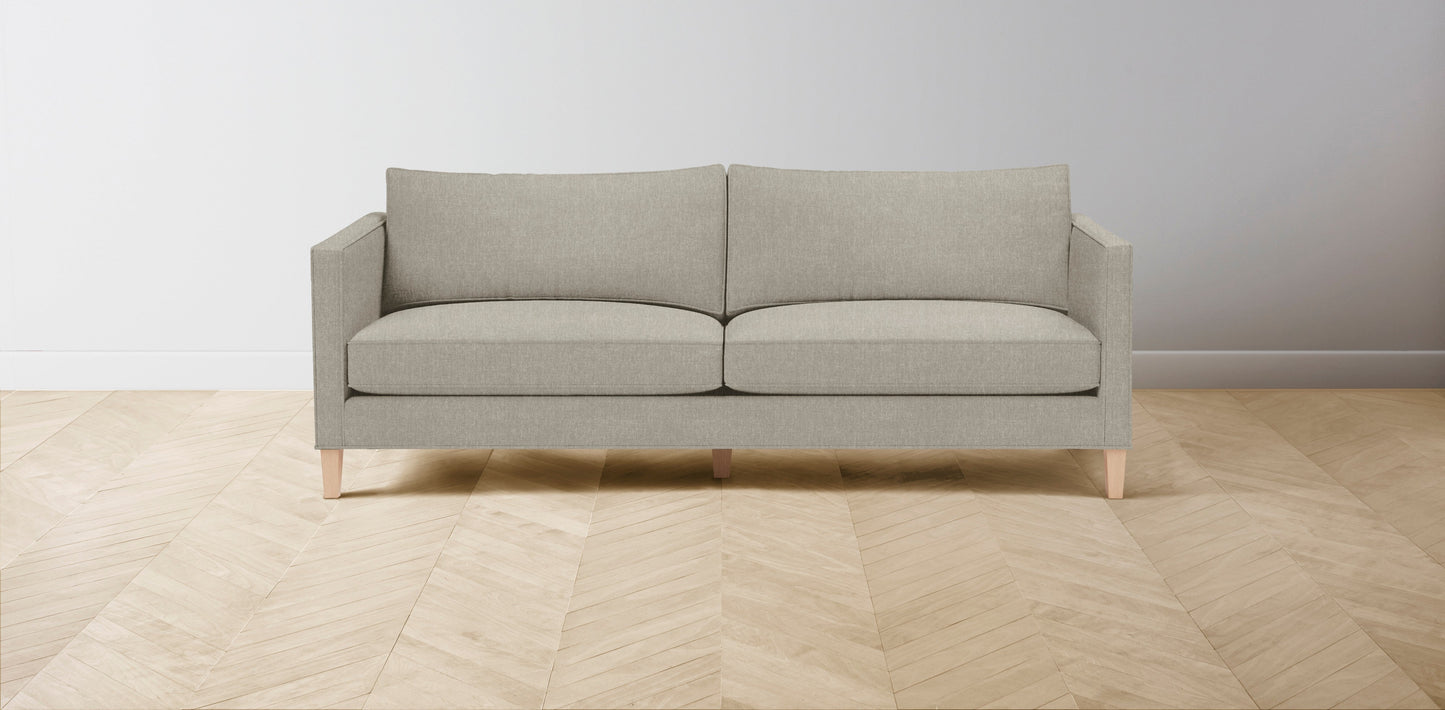 The Crosby - Performance Stonewashed Linen Dew Sofa