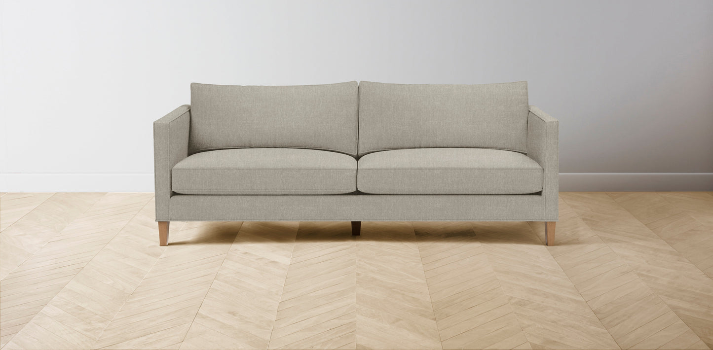 The Crosby - Performance Stonewashed Linen Dew Sofa