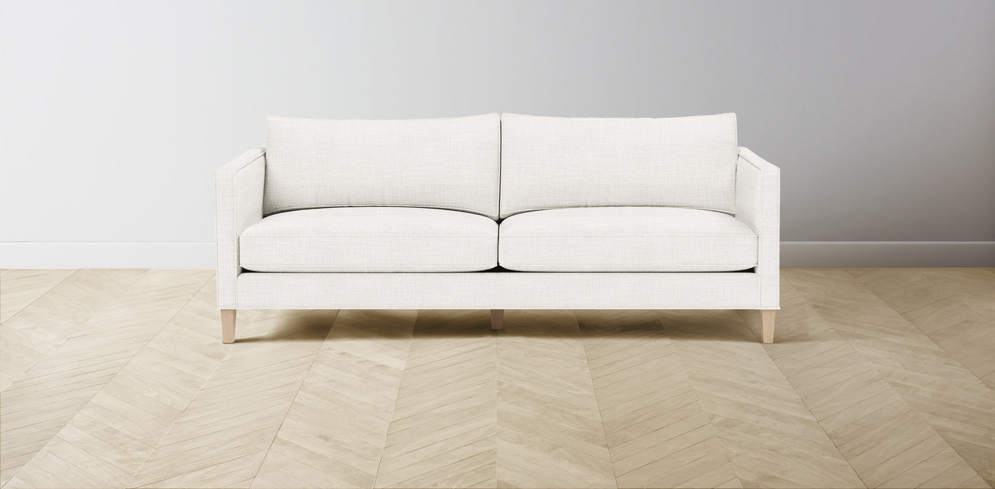 The Crosby - Performance Textured Tweed Snow Sofa