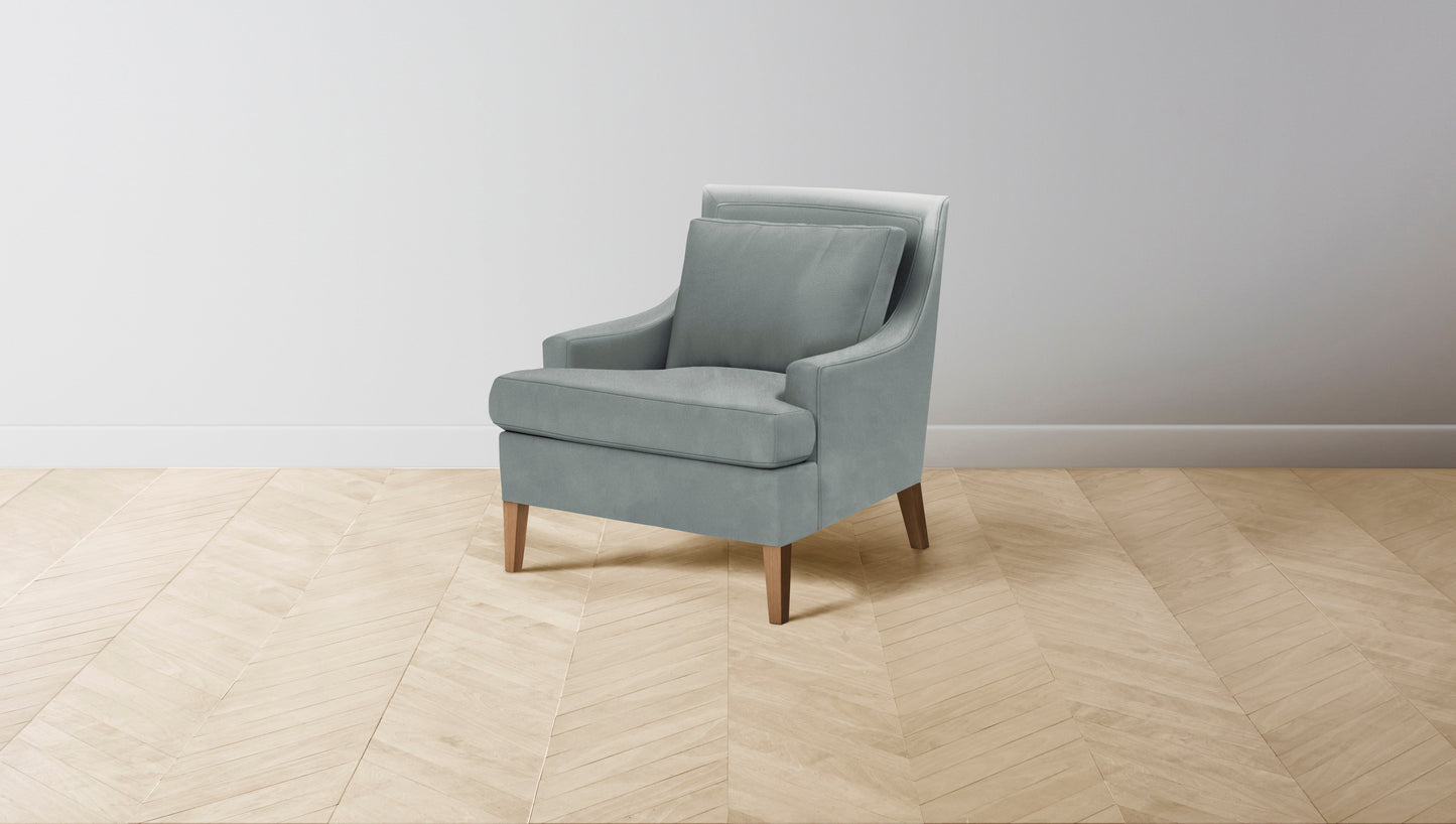The Downing - Nubuck Leather Tide Chair