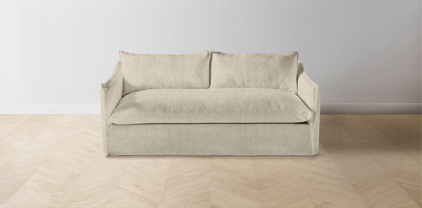 The Dune - Performance Stonewashed Linen Clamshell Sofa