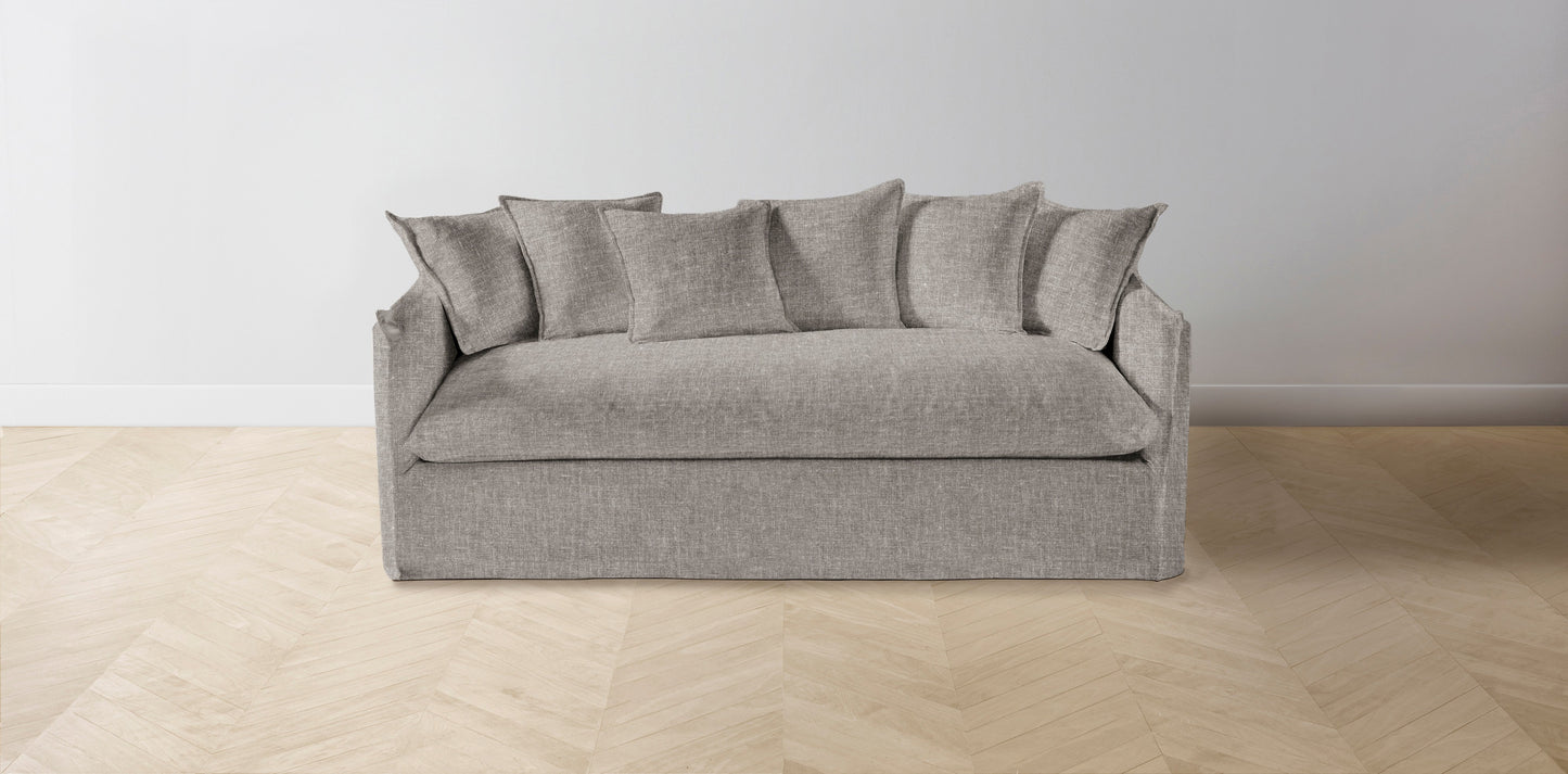 The Dune - Belgian Linen Agate Sofa