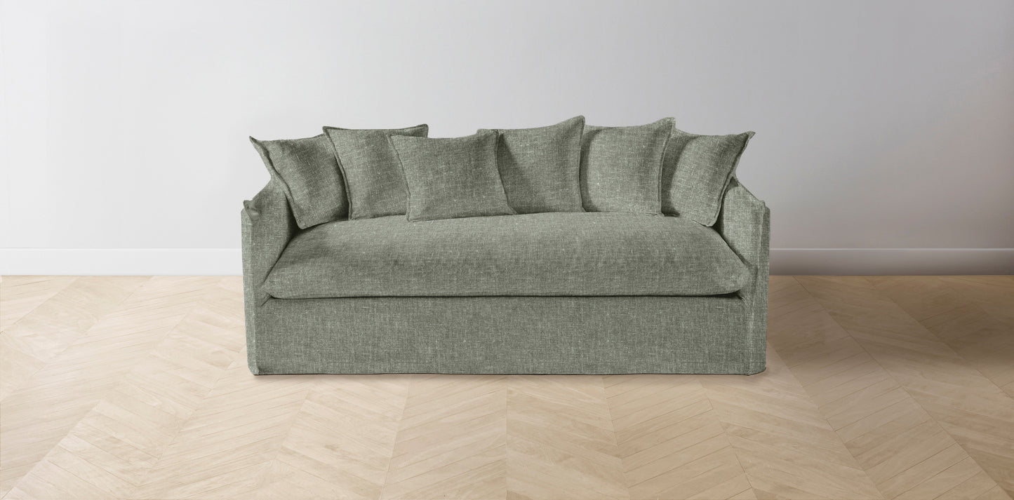 The Dune - Belgian Linen Thyme Sofa