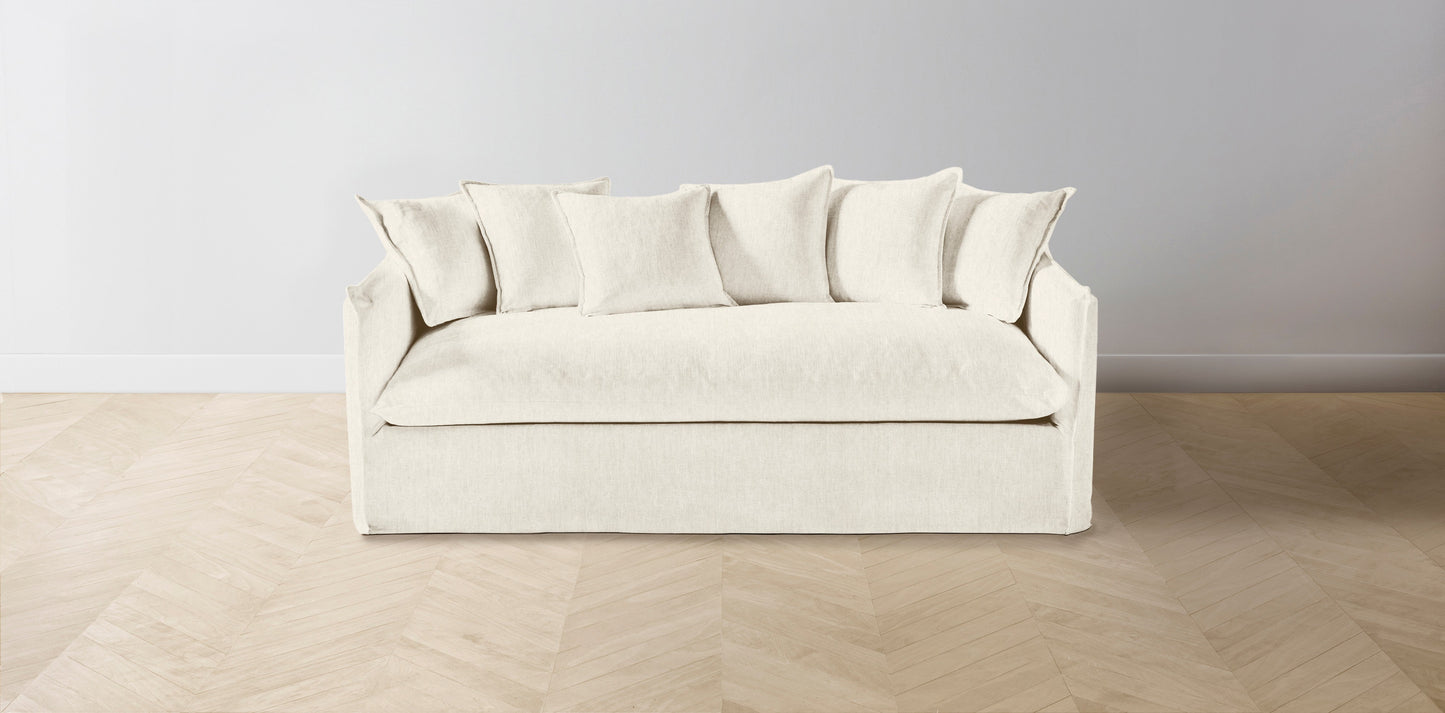 The Dune - Performance Stonewashed Linen Coconut Sofa