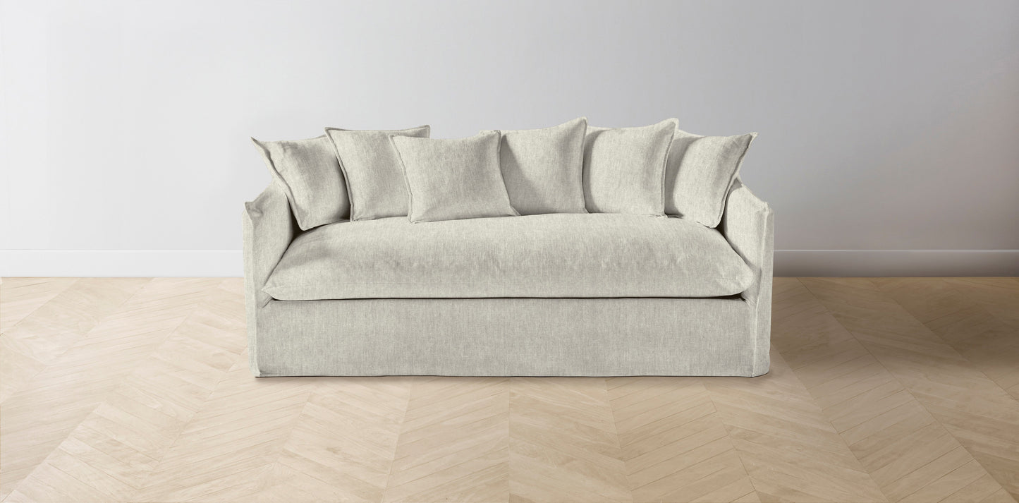 The Dune - Performance Stonewashed Linen Dew Sofa