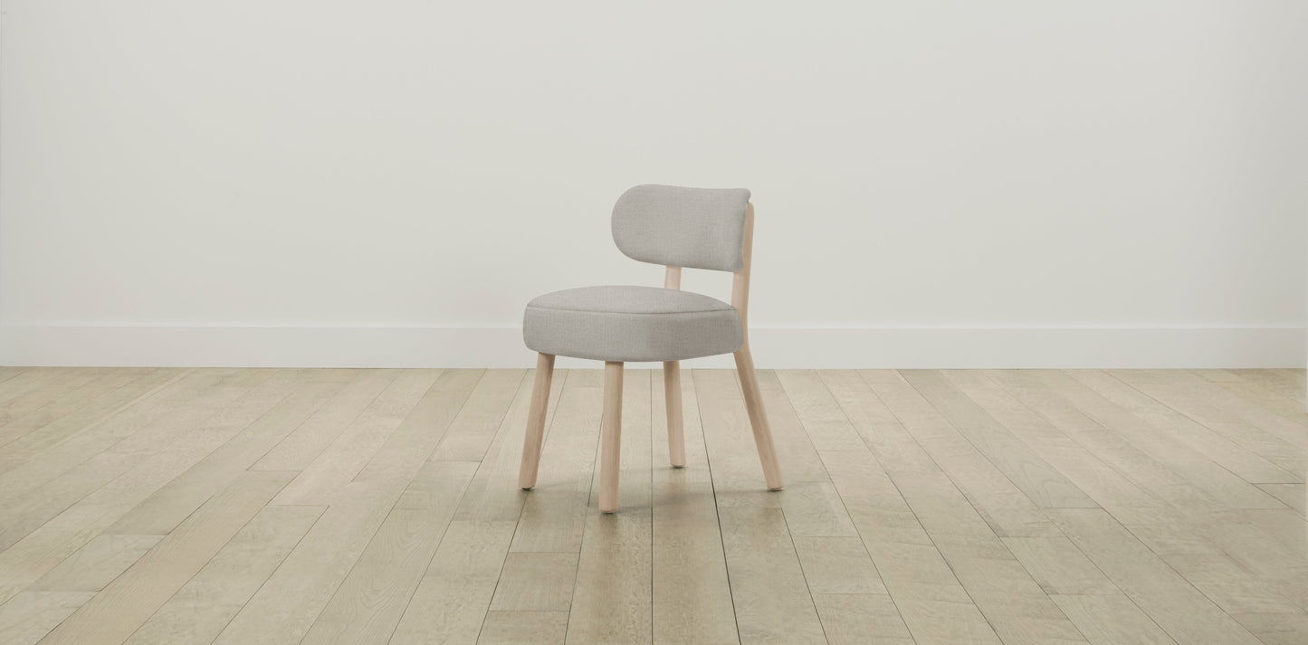 The Jane - Performance Textured Linen Flax Dining Chair
