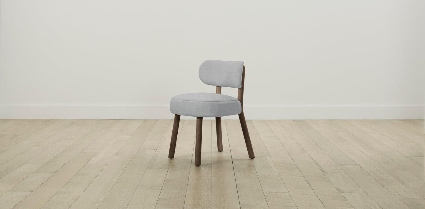 The Jane - Performance Textured Linen Mineral Dining Chair