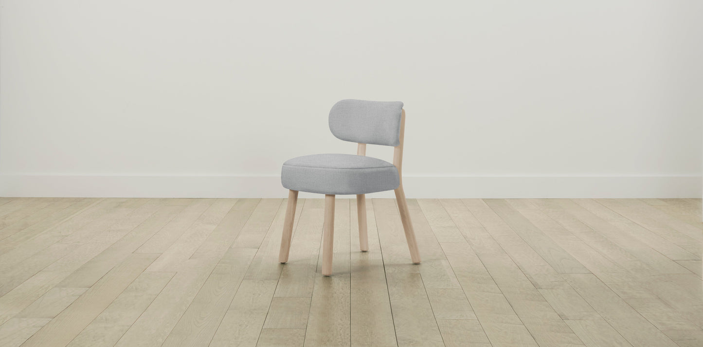 The Jane - Performance Textured Linen Mineral Dining Chair