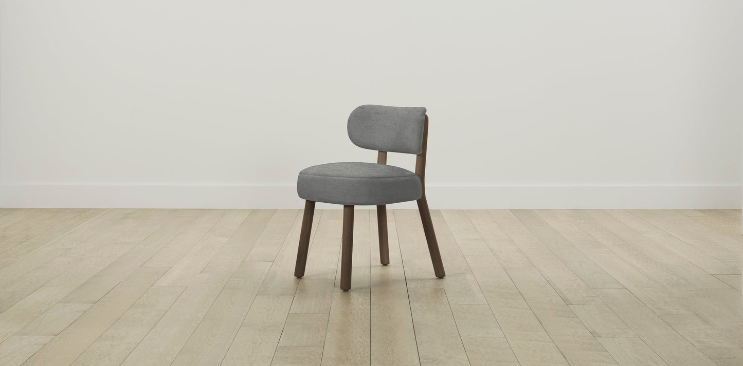 The Jane - Performance Tweed Smoke Dining Chair