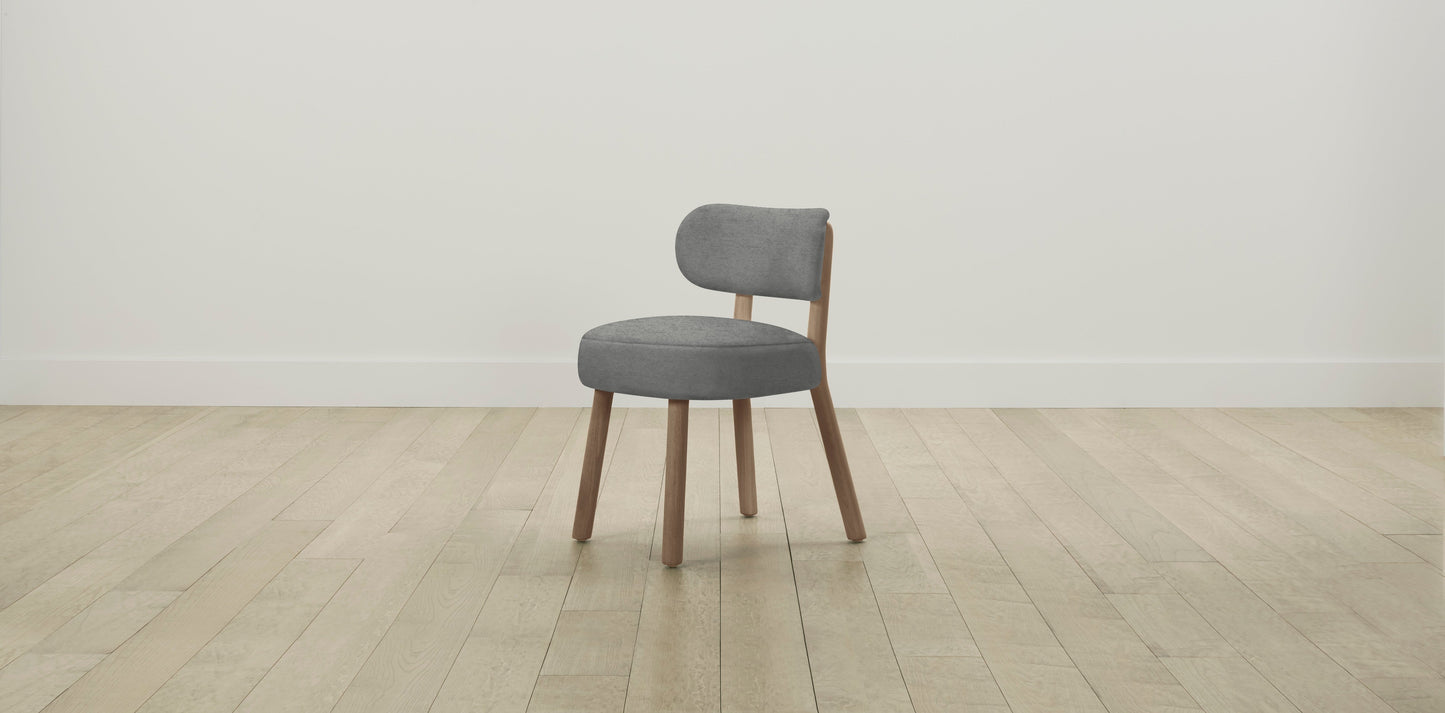 The Jane - Performance Tweed Smoke Dining Chair