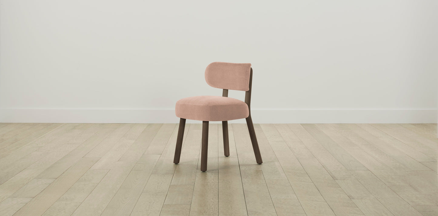 The Jane - Performance Velvet Dusty Rose Dining Chair