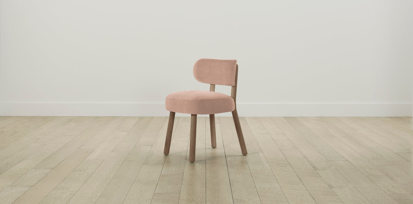 The Jane - Performance Velvet Dusty Rose Dining Chair
